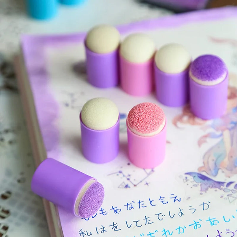 🧑🎨Couverture de doigt de tampon encreur bricolage créatif💖