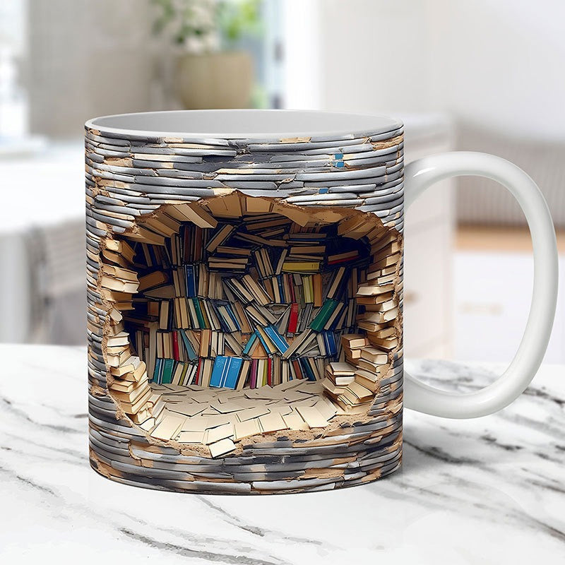 Tasse de bibliothèque 3D Note