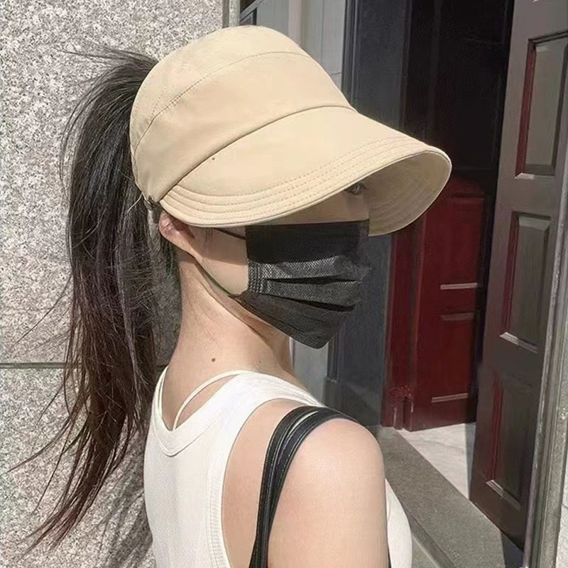 Chapeau de soleil à capuchon creux avec protection UV