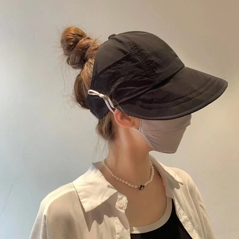 Chapeau de soleil à capuchon creux avec protection UV