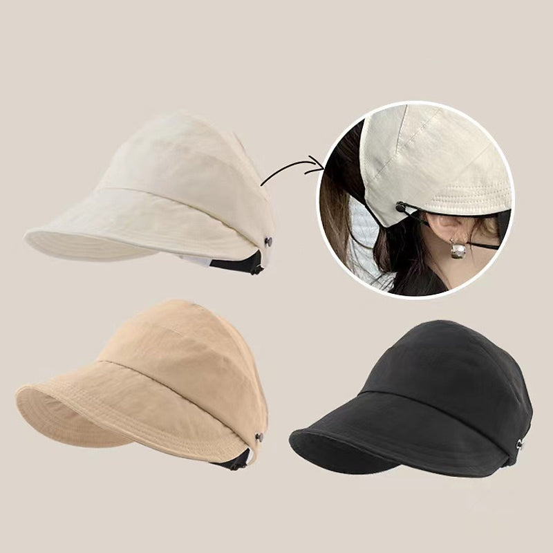Chapeau de soleil à capuchon creux avec protection UV