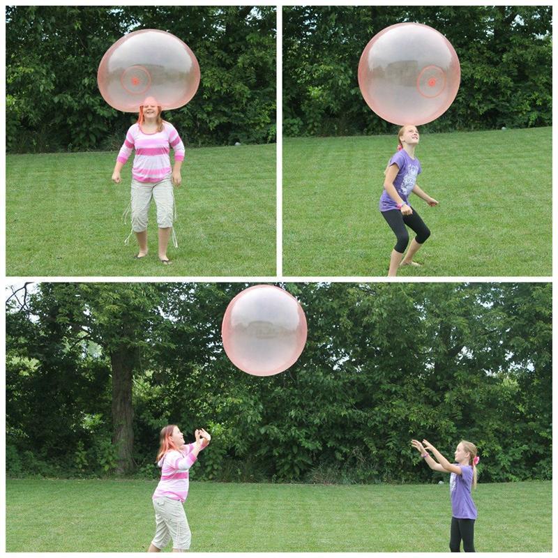 Balle à bulles gonflable indéchirable