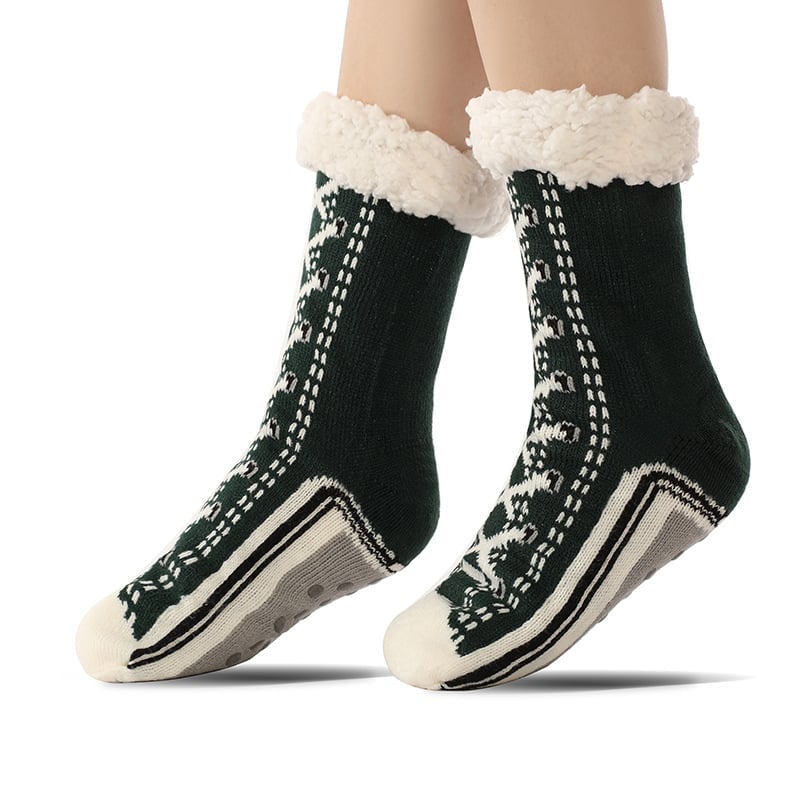 Chaussettes d'intérieur en cachemire ultra-épais