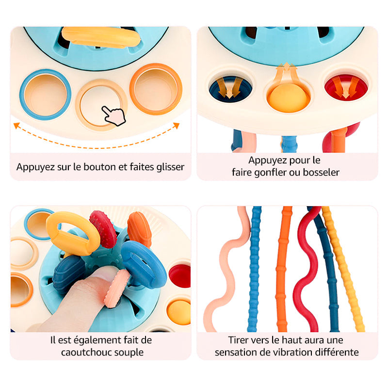 Jouet Ă Tirer en Silicone UFOđ„PrĂ©-vente 50 % de rĂ©ductionđ„