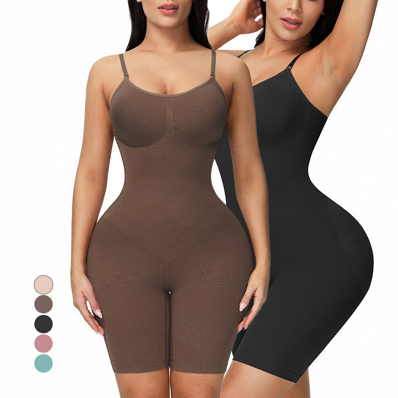 Shapewear élégant de couleur unie pour femmes