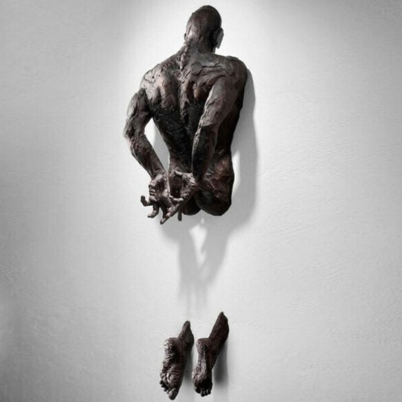 Art de mur de sculpture d'ornement de résine