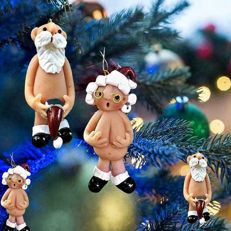 Pendentif Père Noël 2022 Nouvel An Résine Décoration de Noël