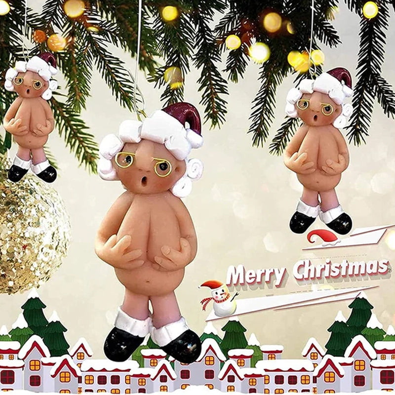 Pendentif Père Noël 2022 Nouvel An Résine Décoration de Noël