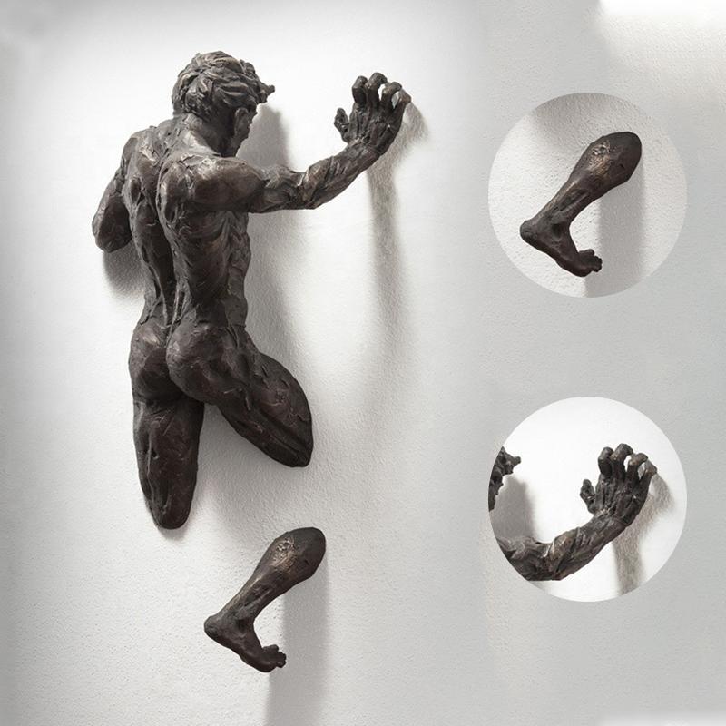 Art de mur de sculpture d'ornement de résine