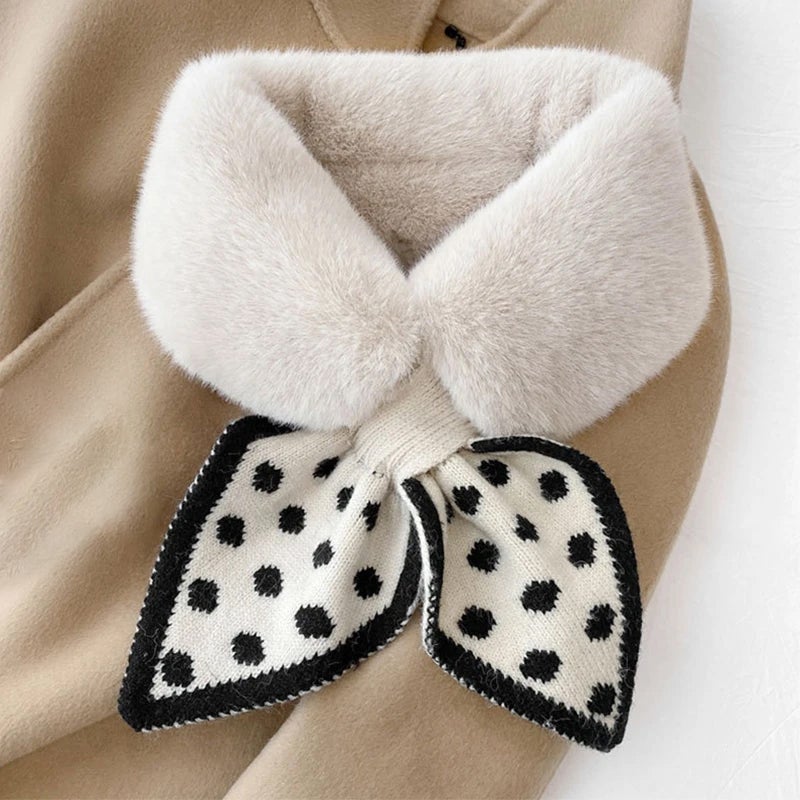 Écharpe en Peluche Épaisse Tout-en-un