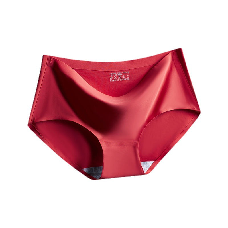 Sous-vêtement/Culotte Respirant en Soie Glacée pour Femmes