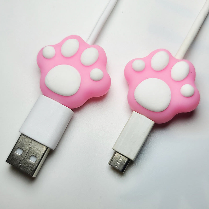 Manchon de protection pour câble de données de dessin animé
