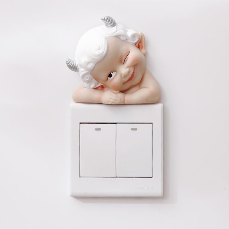 3D Autocollant de Commutateur en Résine