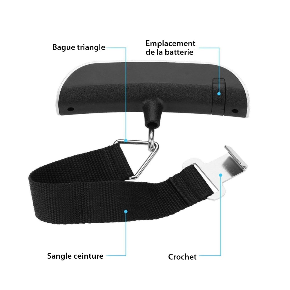 Balance numérique portable, batterie incluse - ciaovie