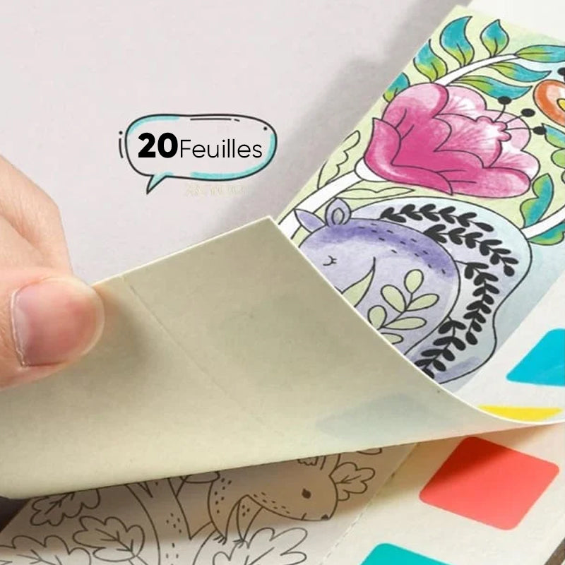 Livre d'Aquarelle de Poche