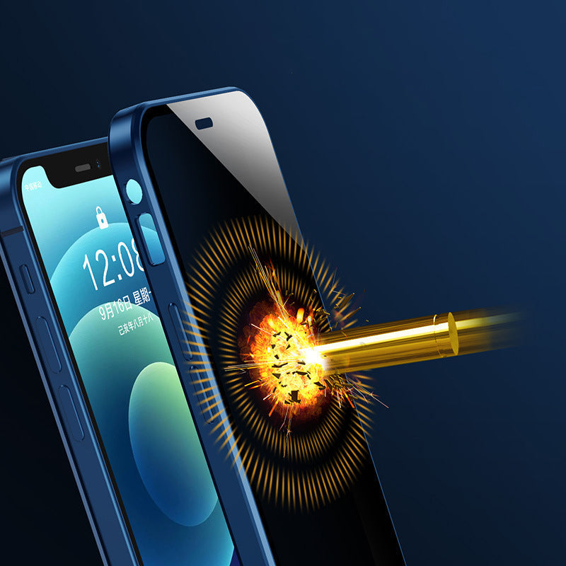 2022 Coque iPhone avec boucle double face