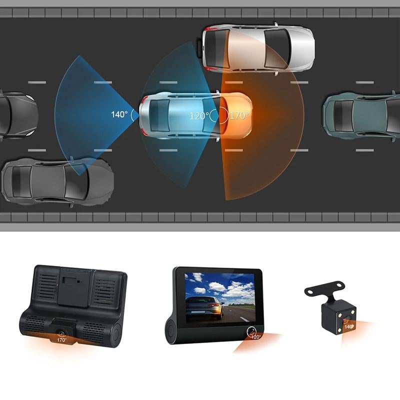 Enregistreur de Conduite avec 3 Lentilles HD - ciaovie