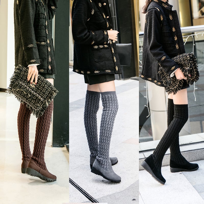 Ciaovieâ„¢ Hiver Chaudes Bottes Haute aux Genoux - ciaovie