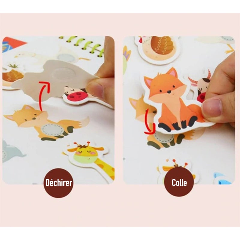 Livre Occupé pour que l'enfant développe des compétences d'apprentissage