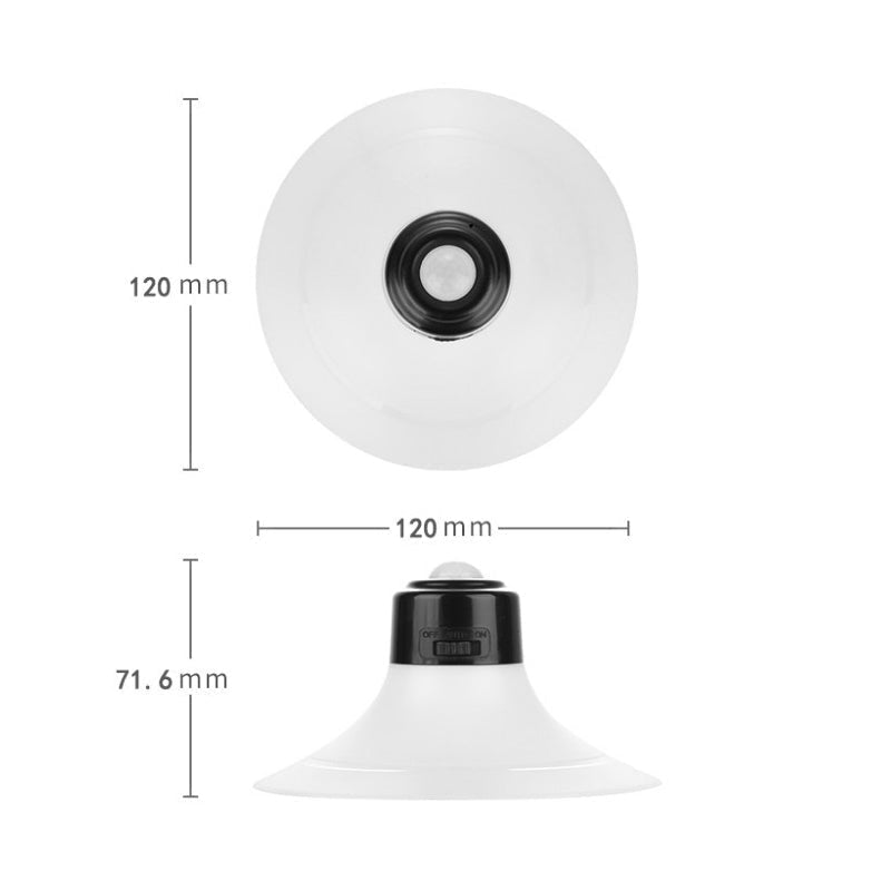 Veilleuse à ventouse à induction rechargeable créative
