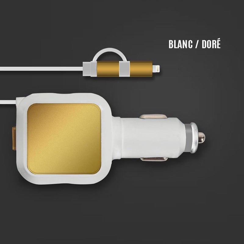 Ciaovie™ Chargeur de Voiture Multi avec Câble de Chargement Rétractable - ciaovie
