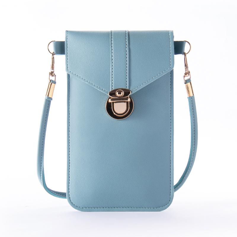 Porte-monnaie en cuir PU touchable