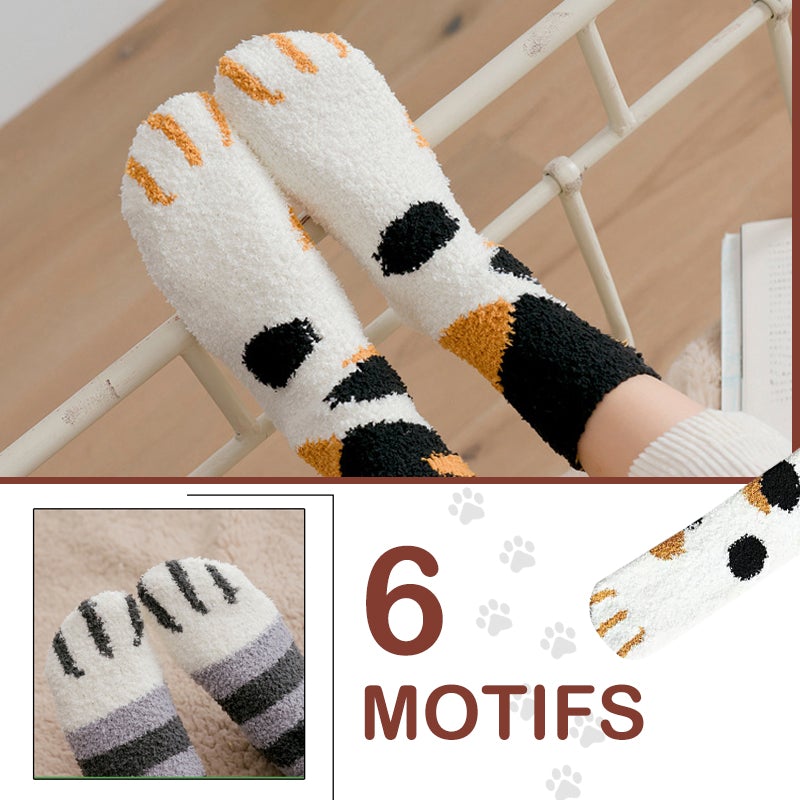 Ciaovieâą Chaussettes de Plancher Mignonnes de Griffe de Chat - ciaovie