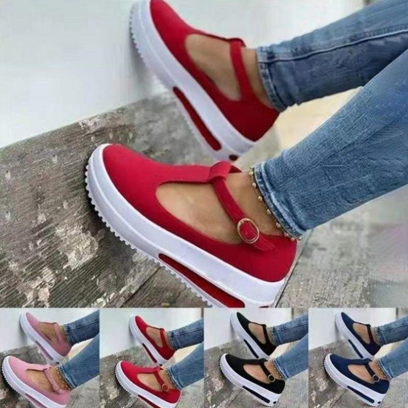 Chaussures Loafers à Bout Rond pour Femmes