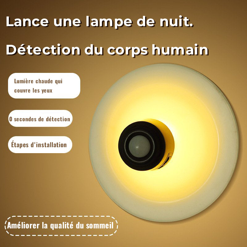 Veilleuse à ventouse à induction rechargeable créative