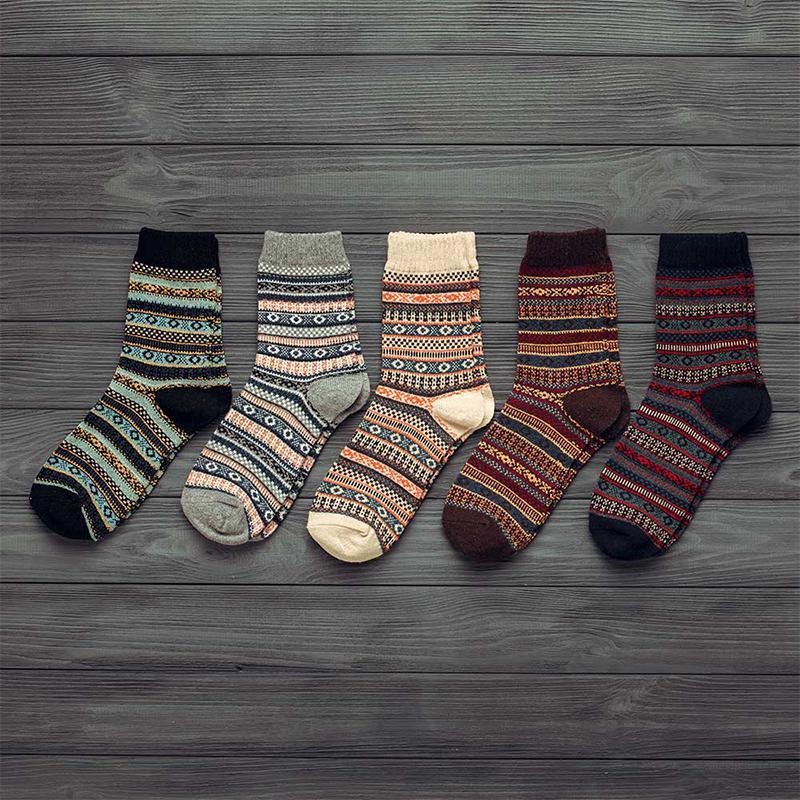 Chaussettes Unisexes De Style Nordique
