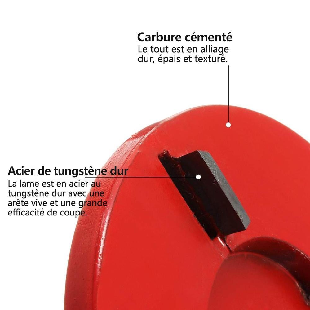 Disque de sculpture sur bois à 3 ou 6 dents - ciaovie