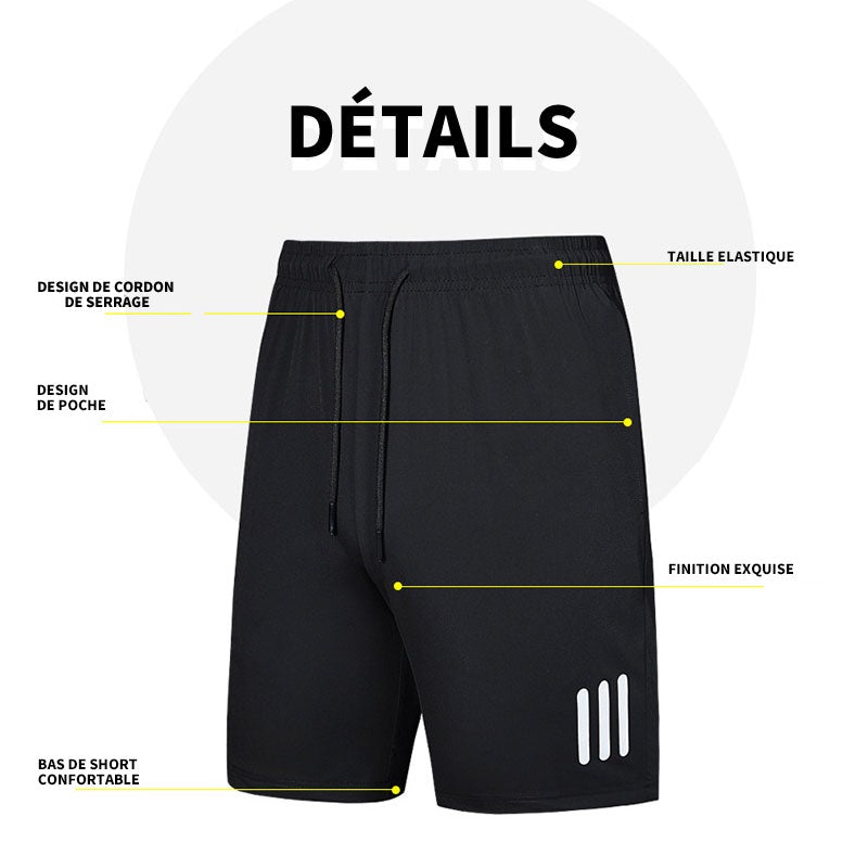 Short d'été en Soie de Glace pour Hommes - ciaovie