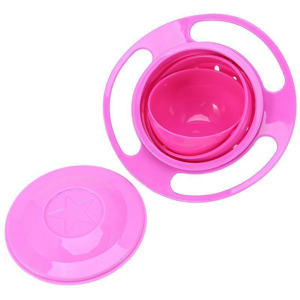 Bol Bébé Gearmax En Forme D'OVNI - Anti-Renversement 360° | PP Sans BPA | Âge 6+ Mois