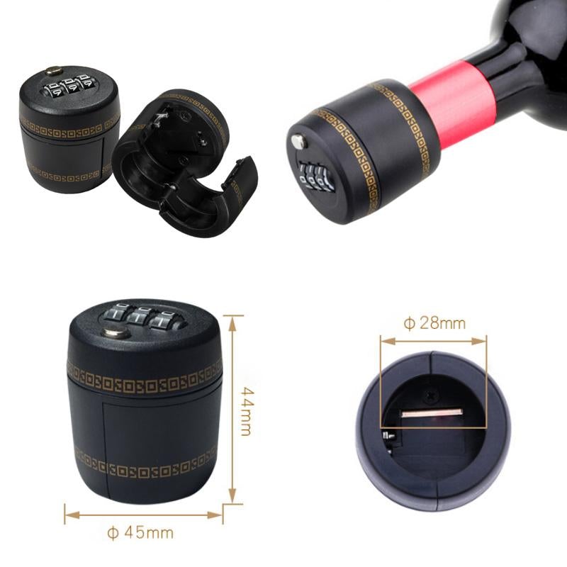 Verrouillage du Mot de Passe de la Bouteille de Vin