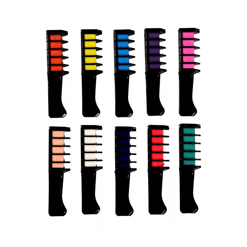 Peigne de Teinture Capillaire Temporaire Professionnel