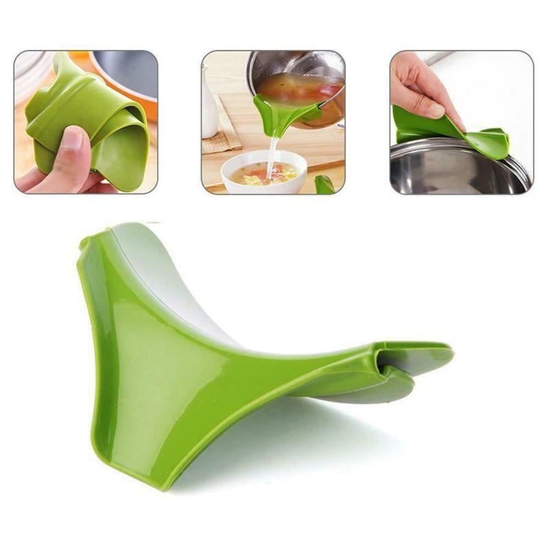 Entonnoir en Silicone pour Casserole