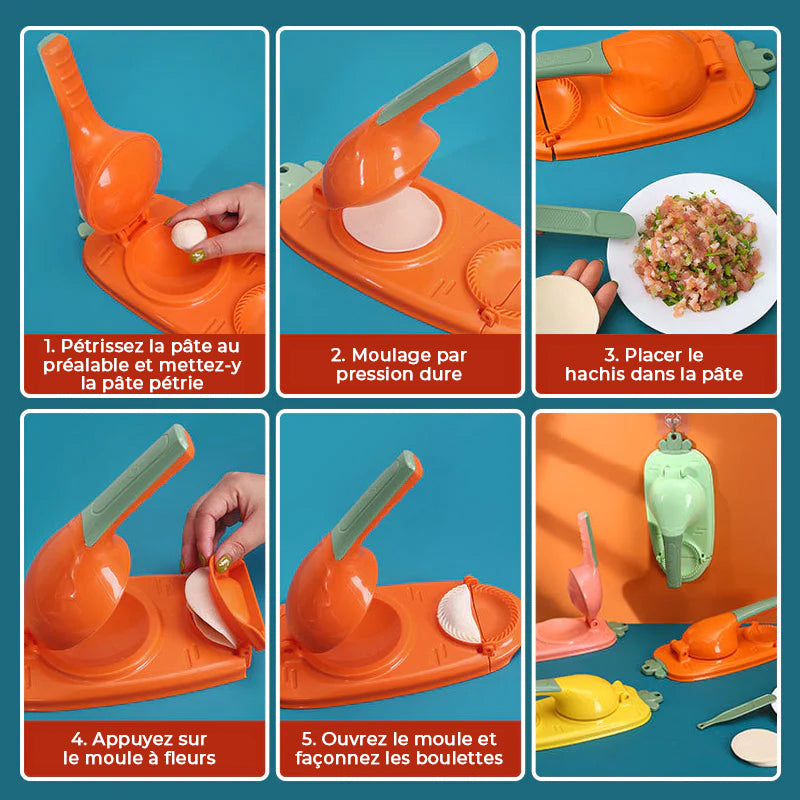 50 % de réduction>>>Nouvelle Pression de Moule à Boulette 2 en 1