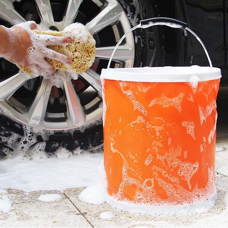 Seau Pliable Portable pour La PĂȘche en Plein Air - ciaovie