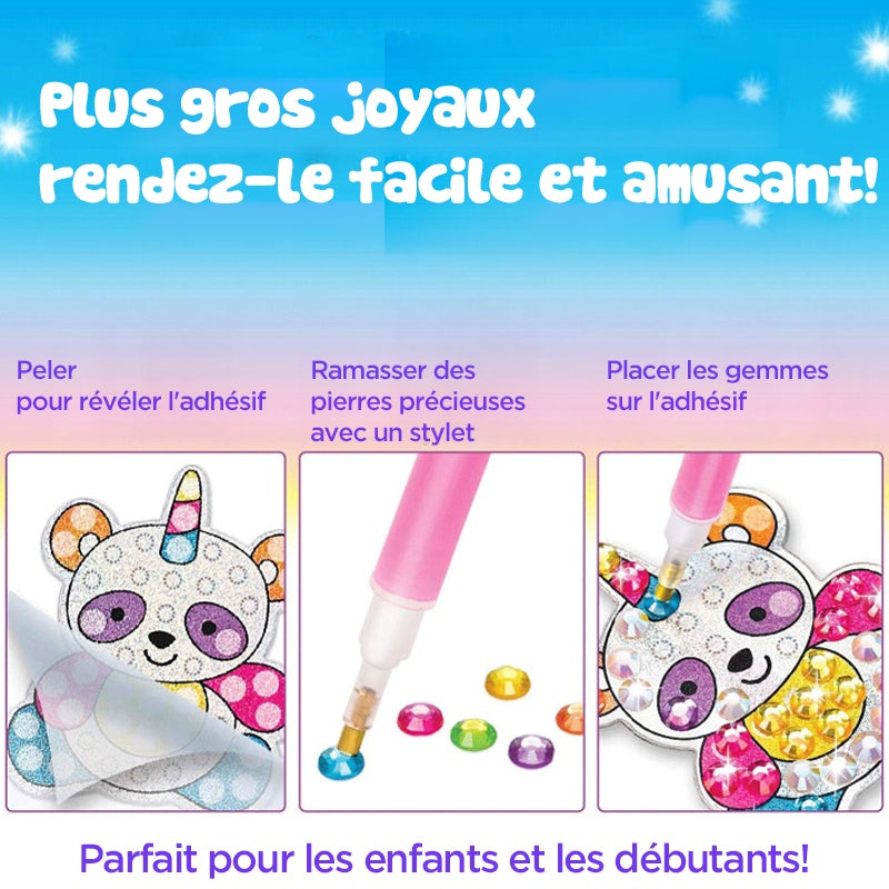 Autocollants De Peinture Au Cristal Pour Enfants