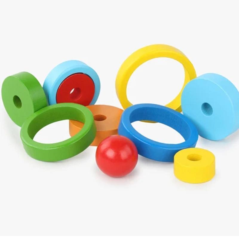 Tour Ăducative de Jouets de Blocs de Construction Assortis