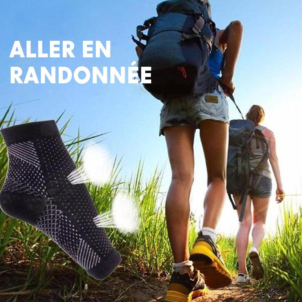 Lot de 2 Chaussettes de Contention Anti-fatigue - ciaovie
