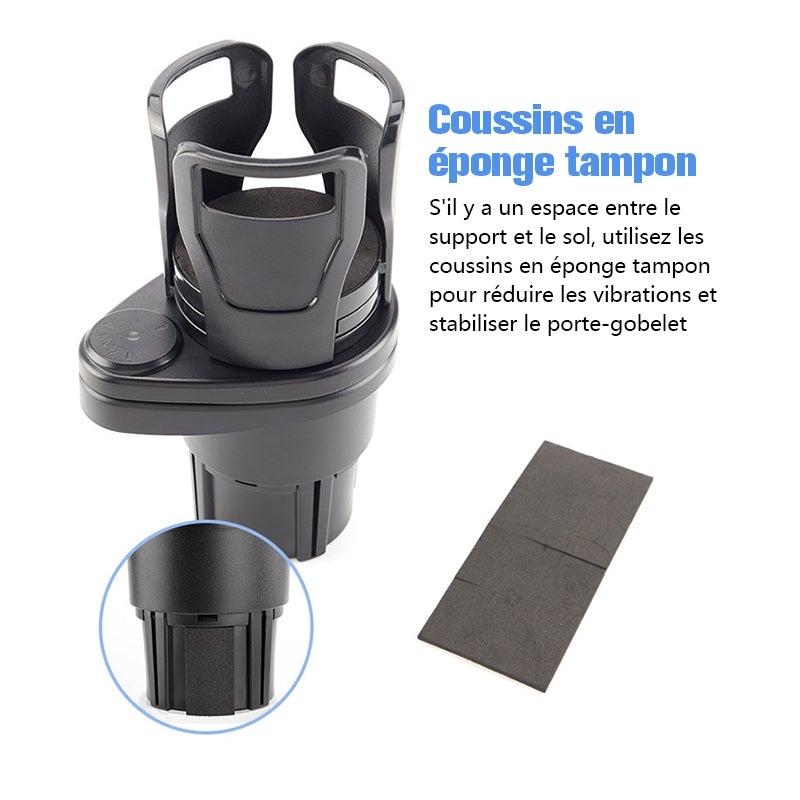 Porte-Gobelet Multifonctionnel pour Auto