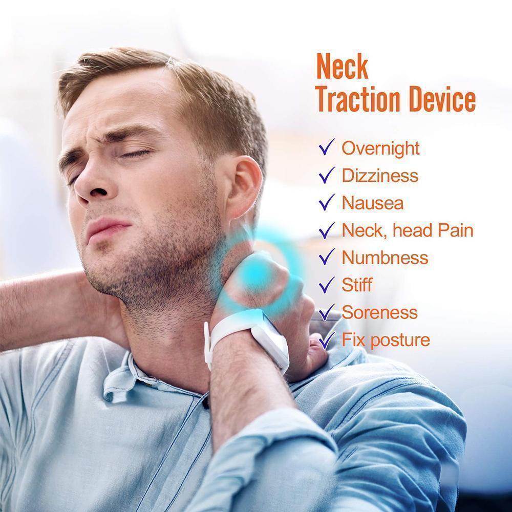 Dispositif de traction cervicale, support de cou gonflable - ciaovie