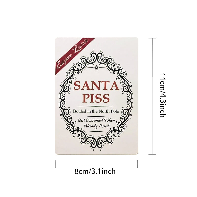 🎄Étiquettes de Bouteille de Fantaisie Amusantes de Noël (Lot de 5PCS)