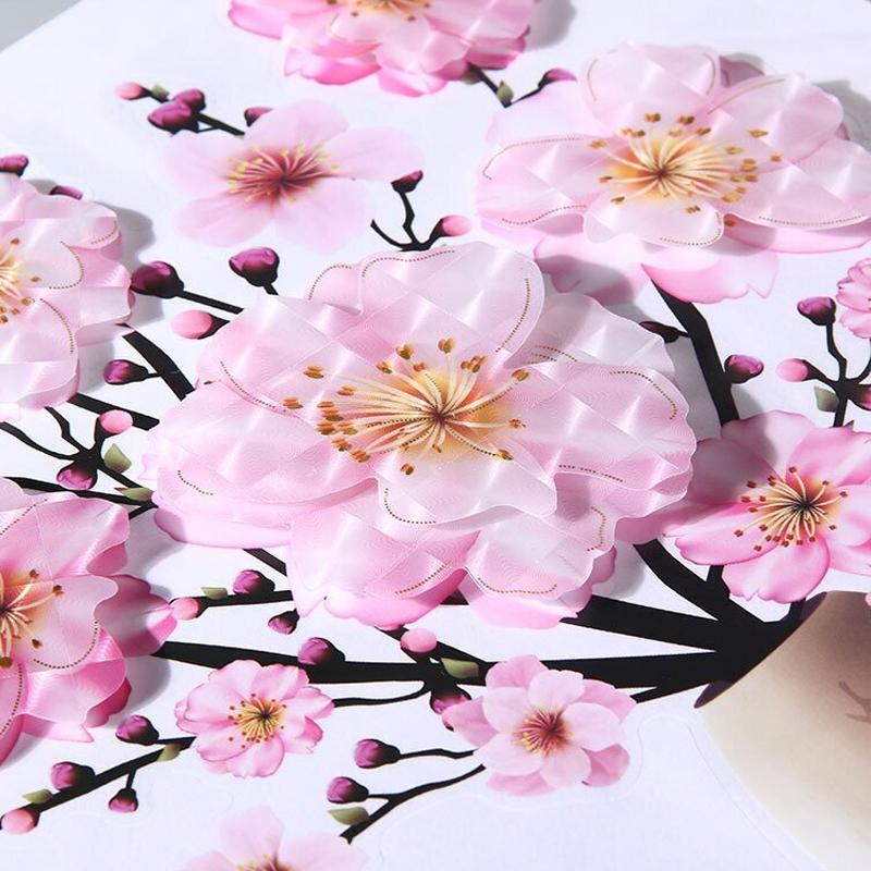 Vase à Fleurs en 3D Sticker Mural Auto-adhésifs