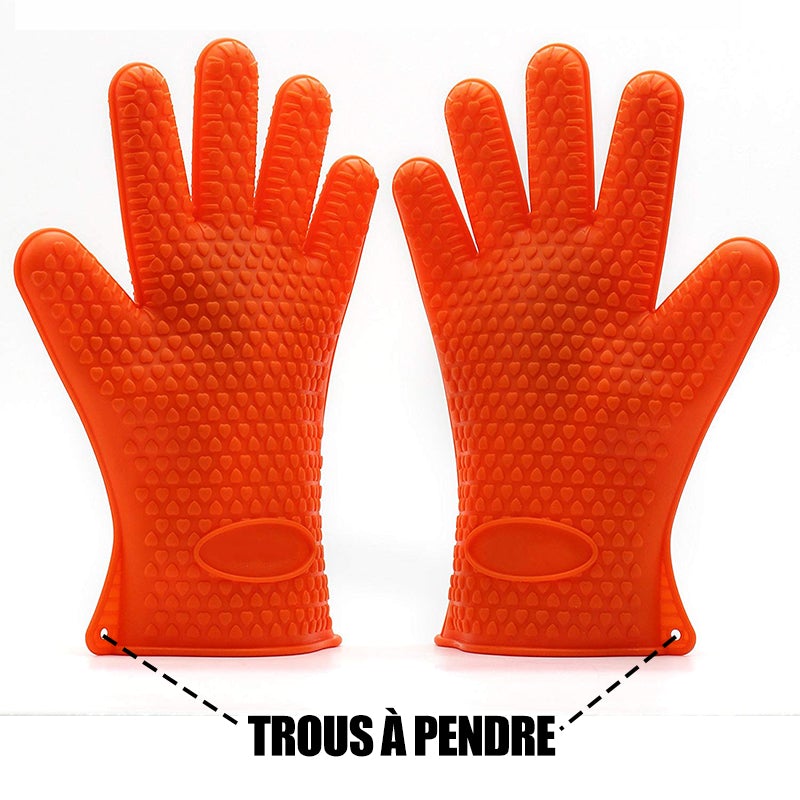 Gants En Silicone Avec Résistance À La Chaleur - ciaovie