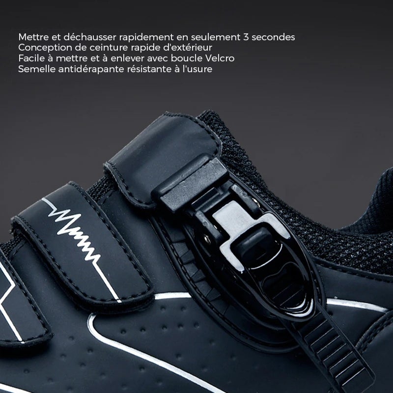 Chaussures autobloquantes pour vélos de sport professionnels