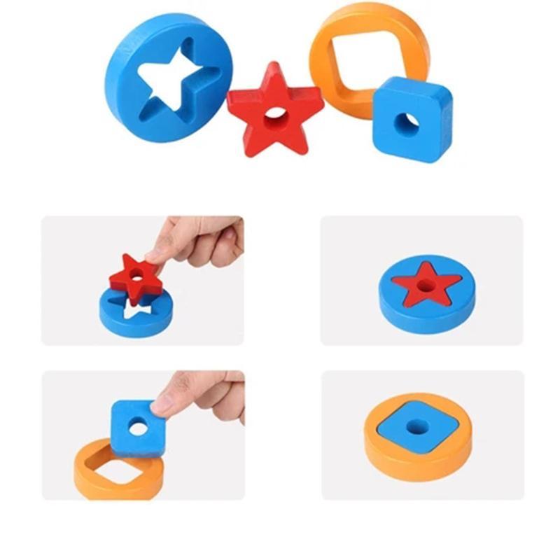 Tour Ăducative de Jouets de Blocs de Construction Assortis