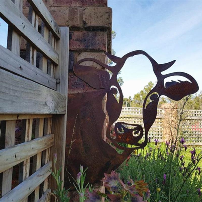 Décoration d'intérieur d'illustration en Métal de Chèvre de Ferme de Jardin Extérieur