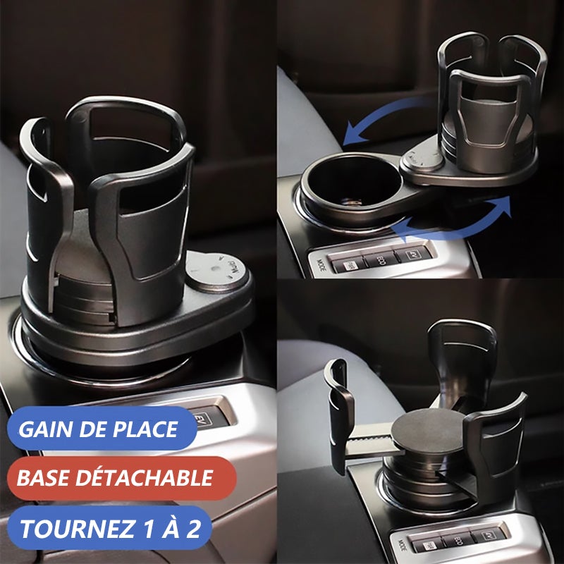 Porte-Gobelet Multifonctionnel pour Auto